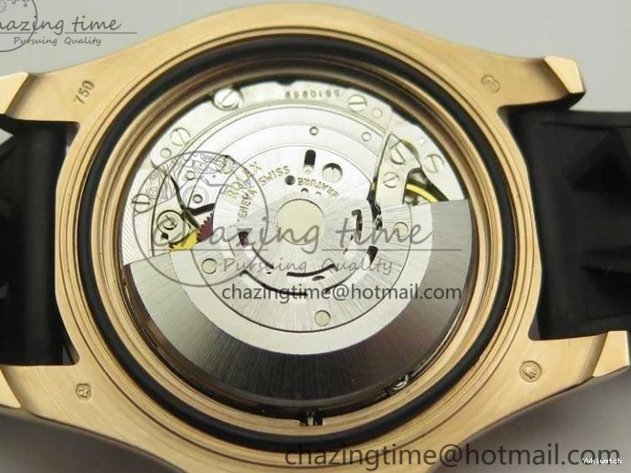 ARF Rubber Yacht-Master 116655 Ceramic 1:1 SH3135 On Edition Bezel Strap Oysterflex Best 0520